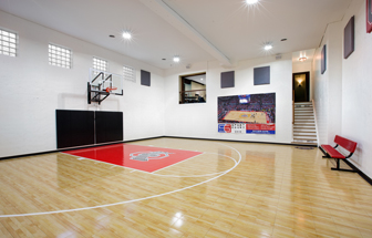 體育木地板展示