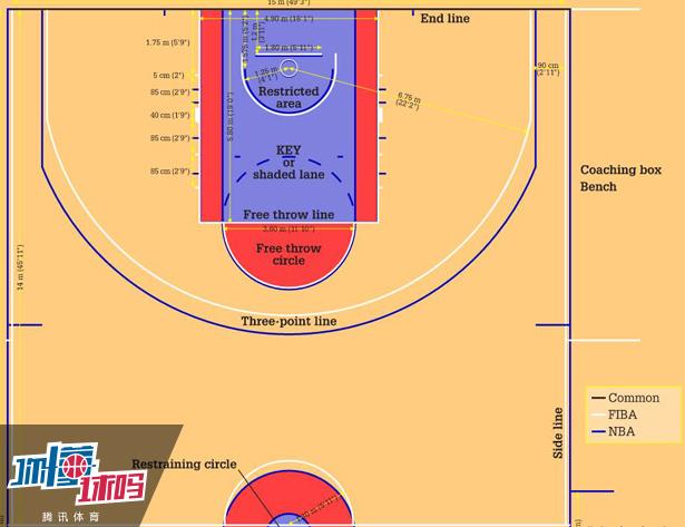 打這么多年球，你真的了解籃球場嗎？ 