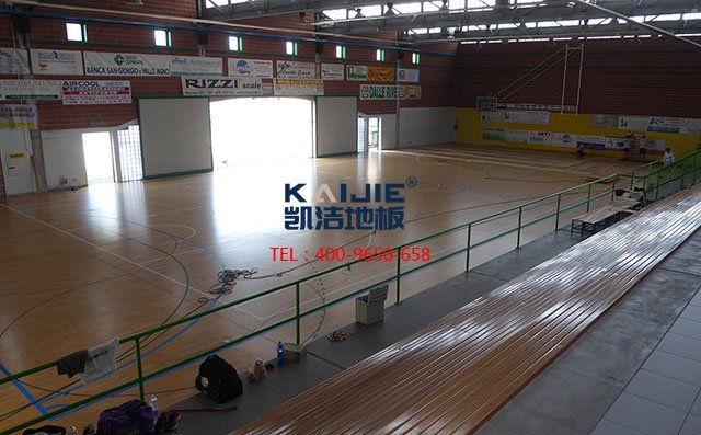 籃球館專用體育木地板廠家——凱潔體育木地板