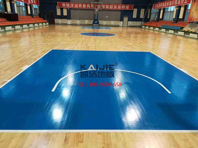 室內(nèi)體育館專用運(yùn)動(dòng)木地板材質(zhì)——?jiǎng)P潔體育木地板
