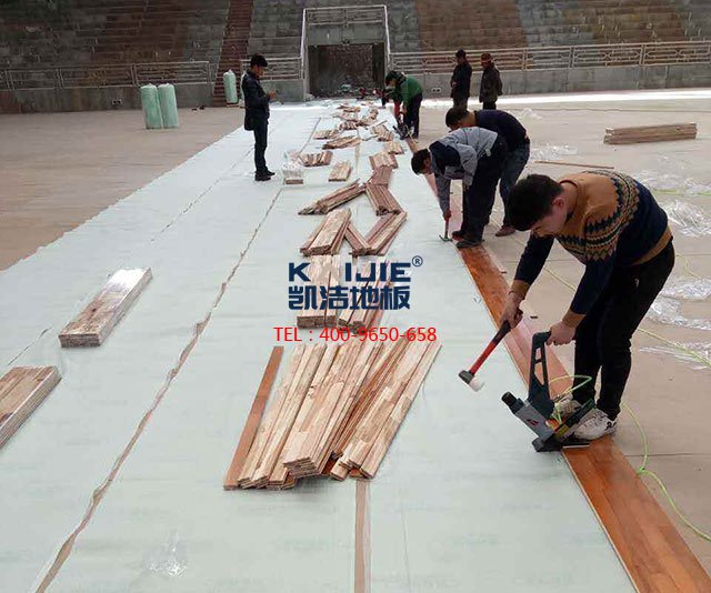 室內(nèi)體育館專用體育柞木地板——凱潔體育木地板