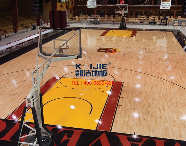 籃球館專用體育木地板廠家——?jiǎng)P潔體育木地板