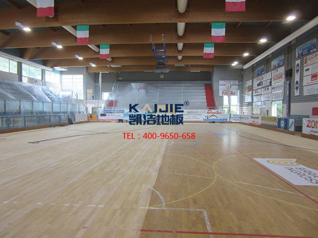 體育館專用運(yùn)動(dòng)木地板特點(diǎn)——?jiǎng)P潔體育木地板