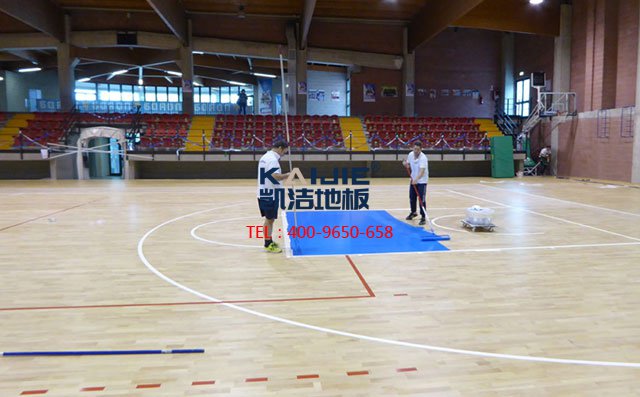2018新的體育運動木地板公司品牌——凱潔體育木地板
