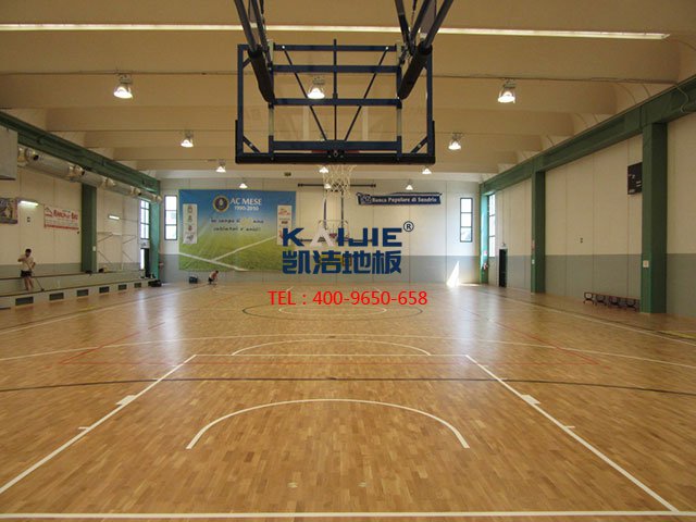 體育館專用運(yùn)動(dòng)木地板廠家——?jiǎng)P潔體育木地板