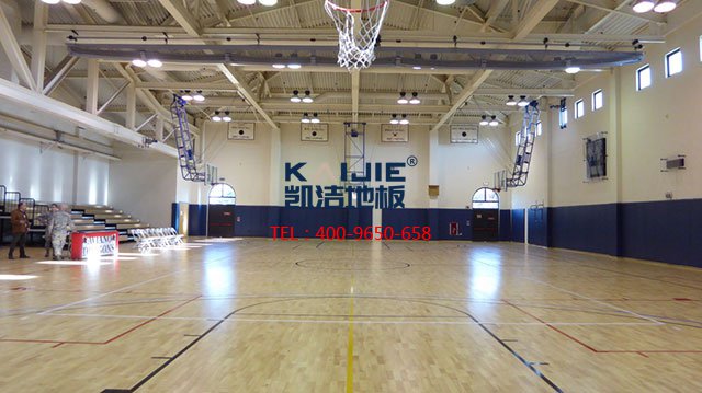 專業(yè)體育館運動木地板施工流程——凱潔體育地板