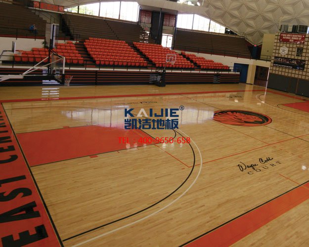體育運動木地板的價格能不能低點——凱潔地板