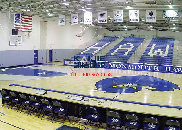 體育館專用運動木地板廠家翻新流程——凱潔地板