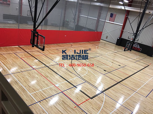 專業(yè)體育館木地板廠家價格是多少錢一平米——凱潔地板