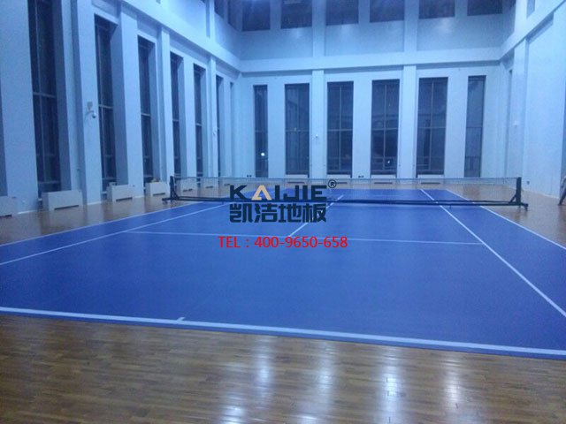 專業(yè)羽毛球場木地板如何劃線？原來還可以這樣——凱潔地板