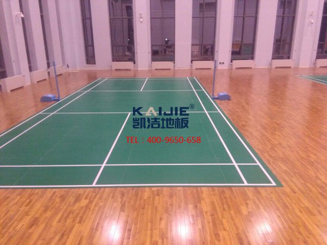 專業(yè)羽毛球場木地板如何劃線？原來還可以這樣——凱潔地板