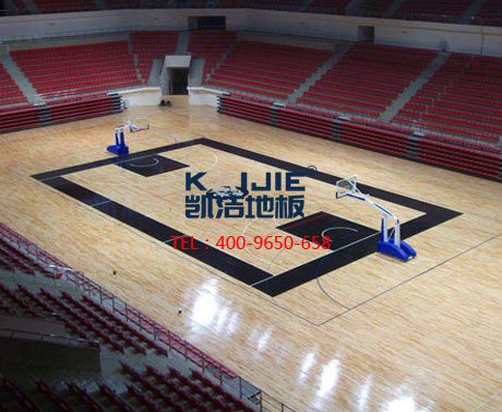 專業(yè)體育館木地板龍骨結(jié)構(gòu)安裝過程——凱潔地板