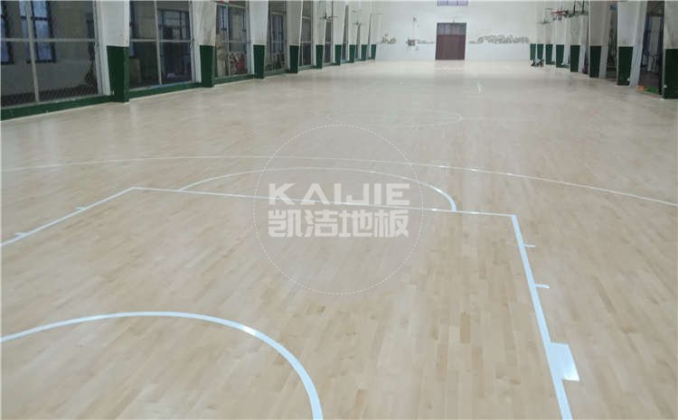 河北滄州體育學校體育館木地板項目