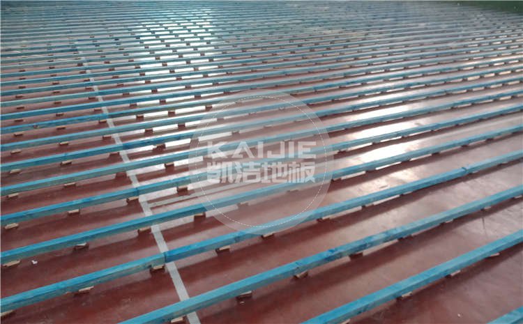 河北滄州體育學校體育館木地板項目