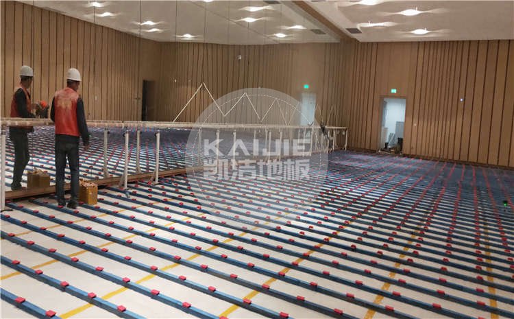 河北廊坊大劇院舞臺(tái)木地板項(xiàng)目