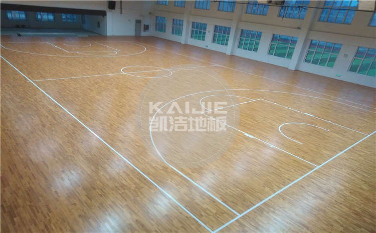 山東菏澤小學(xué)體育館運(yùn)動木地板項(xiàng)目圖片
