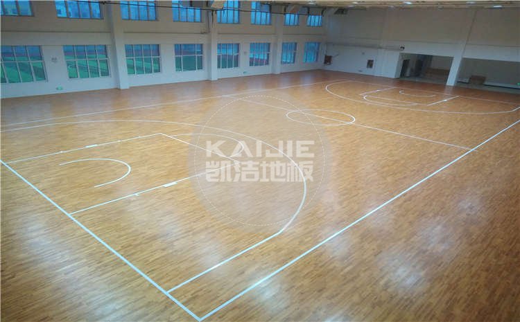 山東菏澤小學(xué)體育館運(yùn)動木地板項(xiàng)目圖片