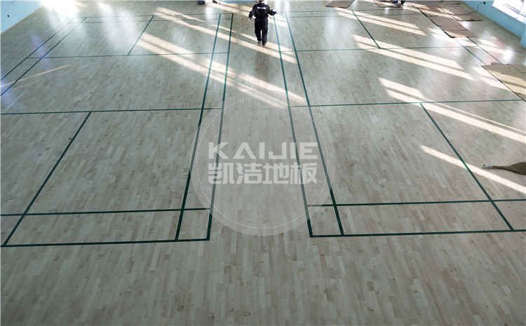 遼寧錦州羽毛球館運動木地板項目案例圖片