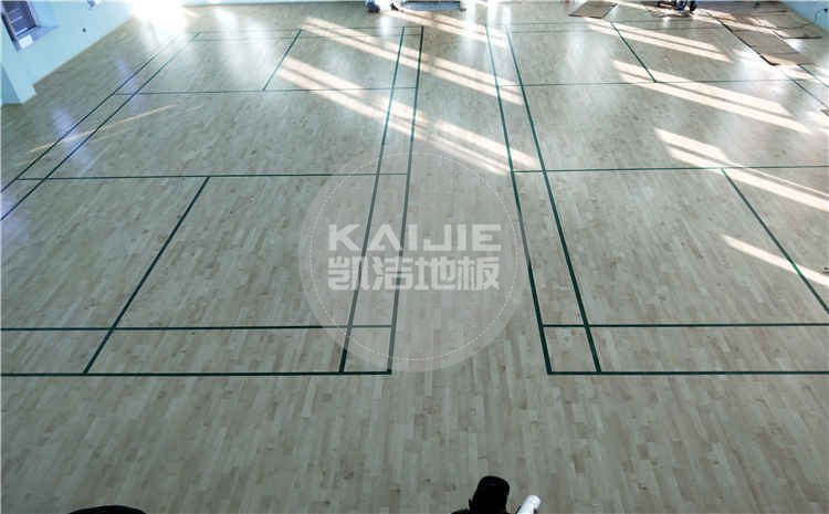 遼寧錦州羽毛球館運動木地板項目案例圖片