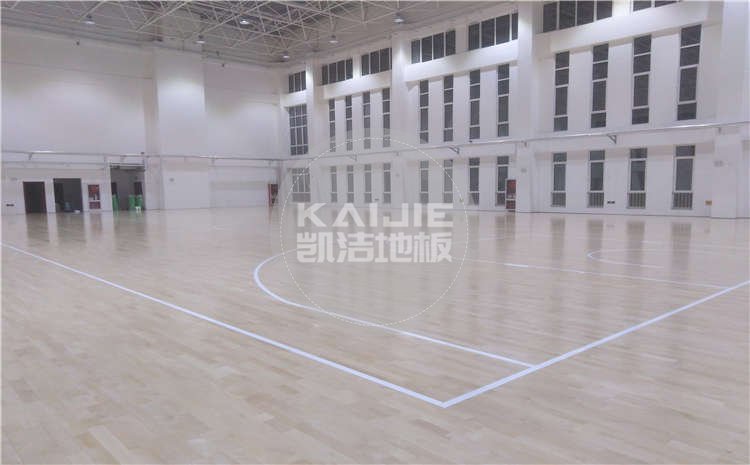 山東濟(jì)南大學(xué)體育館運(yùn)動(dòng)木地板案例圖片