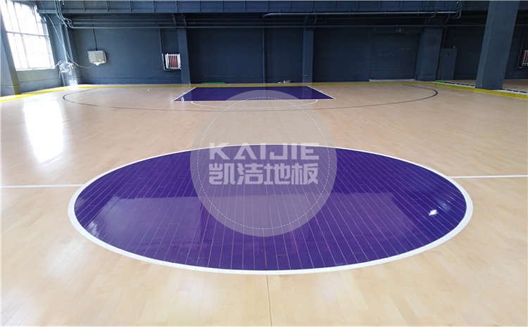 山東同昌物業(yè)公司籃球館木地板項目圖片