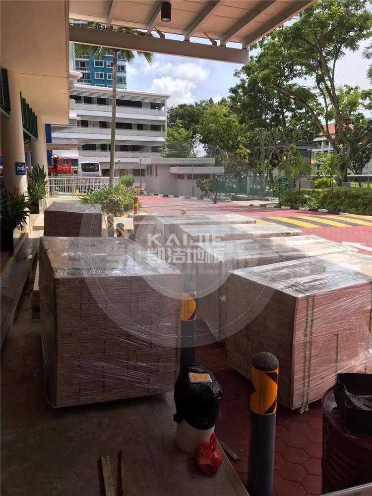 新加坡體育館木地板項目案例