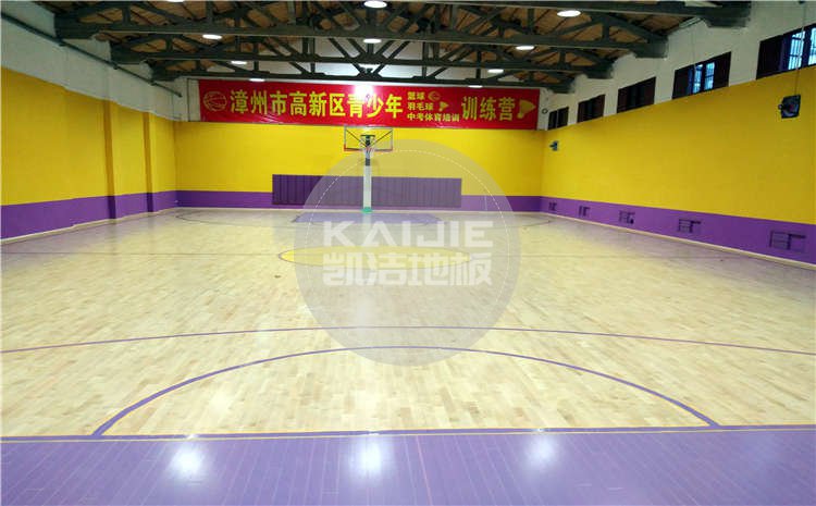 福建漳州SG高新球館木地板案例
