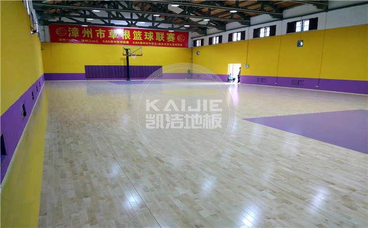 福建漳州SG高新球館木地板案例