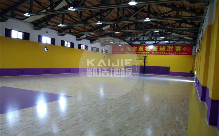 福建漳州SG高新球館木地板案例