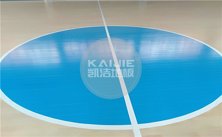 云南昆明五華區(qū)青少年宮籃球館木地板——凱潔體育地板