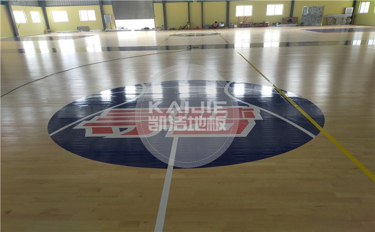 廣東省江門市開平市尋夢籃球館運動木地板——凱潔體育地板