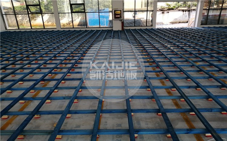 江西九江都昌第五小學(xué)體育館木地板案例—凱潔體育木地板廠家