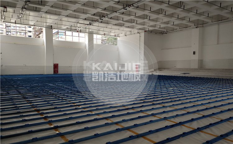 四川綿陽實驗中學(xué)籃球館木地板—凱潔地板