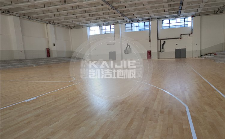 四川綿陽實驗中學(xué)籃球館木地板—凱潔地板