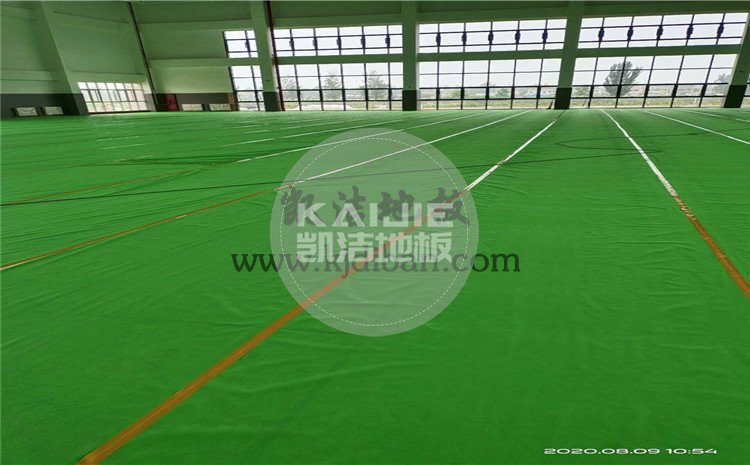 徐州黃集機(jī)場(chǎng)體育館木地板項(xiàng)目-凱潔體育木地板廠家