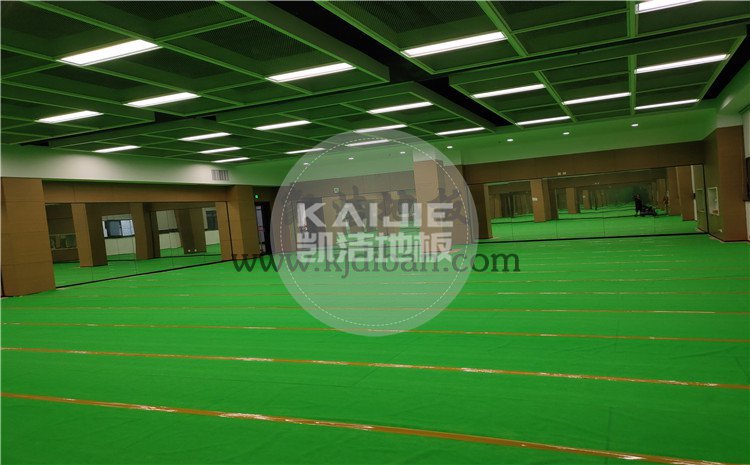 凱潔杭州高級(jí)中學(xué)錢江校區(qū)形體房木地板項(xiàng)目-凱潔體育木地板廠家