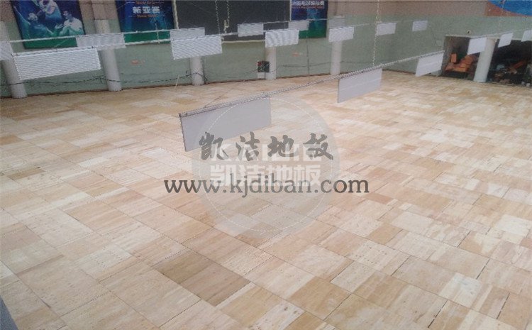 湖北武漢體育中心運動木地板項目-凱潔體育木地板廠家