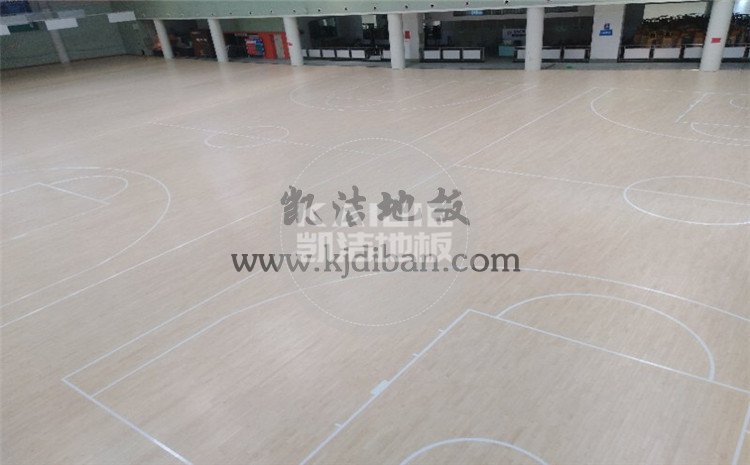 湖北武漢體育中心運動木地板項目-凱潔體育木地板廠家
