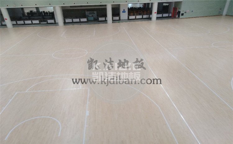 湖北武漢體育中心運動木地板項目-凱潔體育木地板廠家