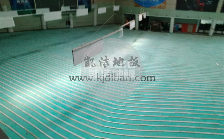 湖北武漢體育中心運動木地板項目-凱潔體育木地板廠家