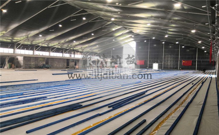 北京東五環(huán)常營體育館木地板項(xiàng)目-凱潔體育木地板廠家