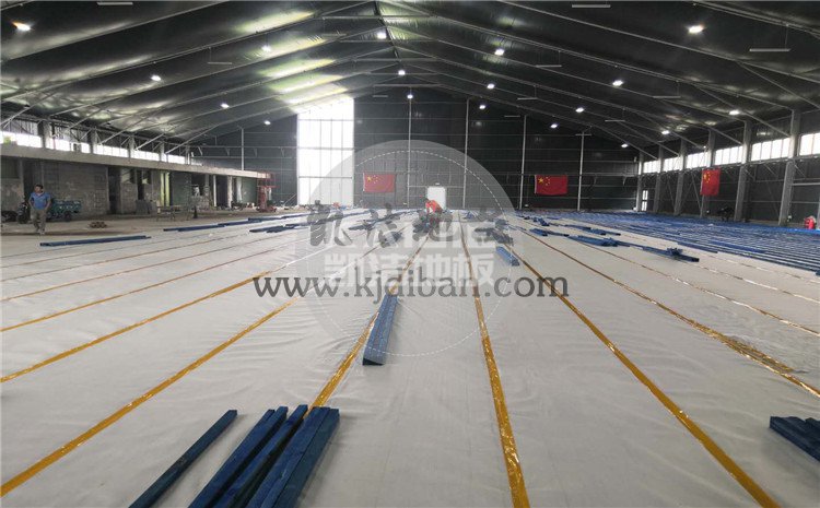 北京東五環(huán)常營體育館木地板項(xiàng)目-凱潔體育木地板廠家