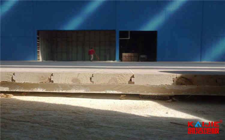 專用籃球木地板結構