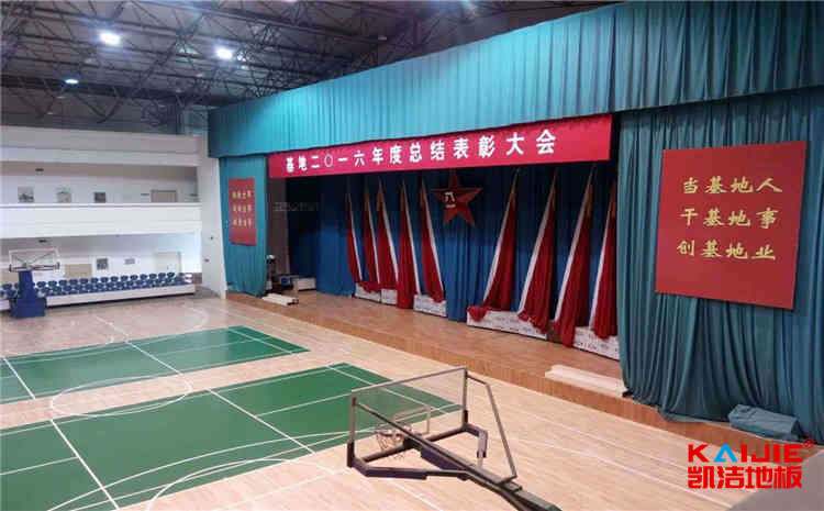 龍口籃球木地板廠家——?jiǎng)P潔地板
