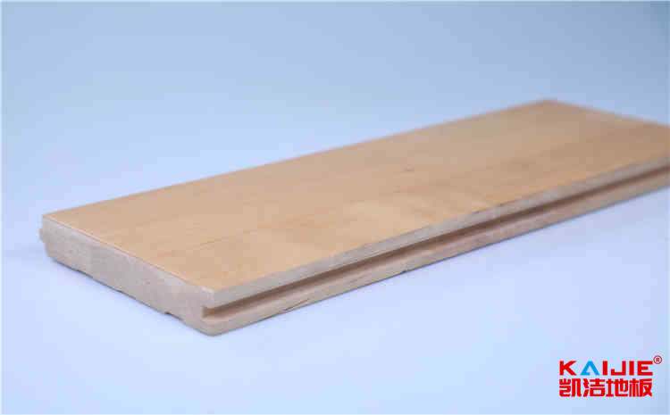 體育運動場館實木地板常見四大板材特點——凱潔地板