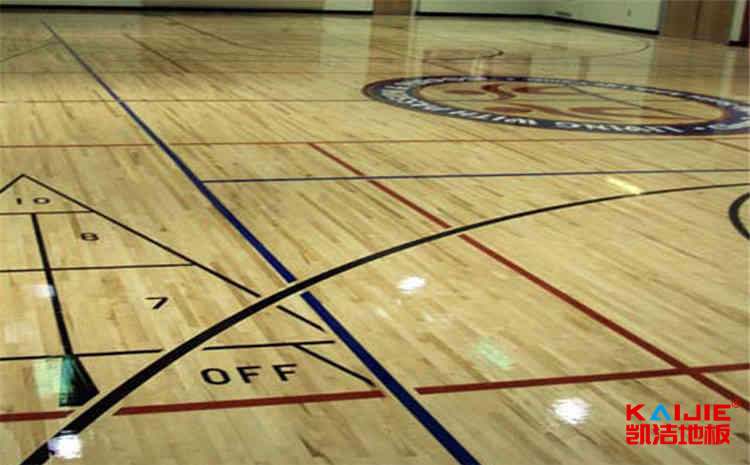 云南企口體育地板怎么安裝