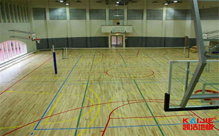 寧夏籃球木地板定制