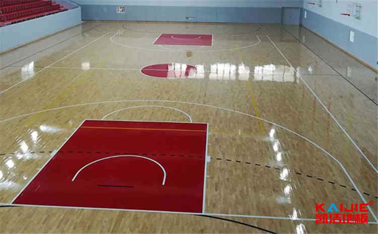 松木實(shí)木運(yùn)動(dòng)地板施工