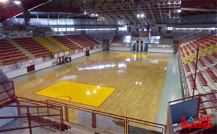 籃球場(chǎng)木地板施工